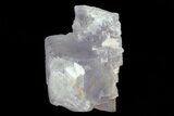 Lustrous Purple Cubic Fluorite Crystals - Morocco #80285-1